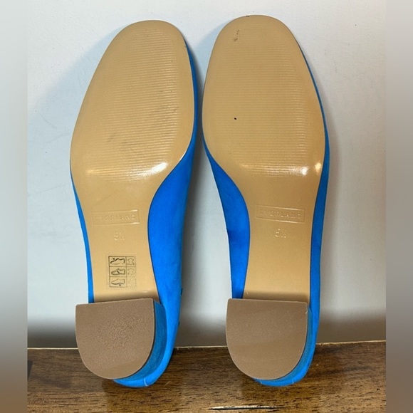 NWOB Everlane The Italian Suede Day Heel in Brilliant Blue, Size 5.5. - Picture 14 of 16